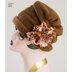 Simplicity 8573 Women's Flapper Hats in Three Sizes - Paper Pattern, Size A (S-M-L)