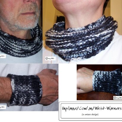 Unplanned Cowl and Wrist-warmers