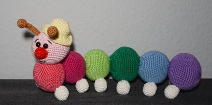 PDF Häkelanleitung Amigurumi Tausendfüßler Emma