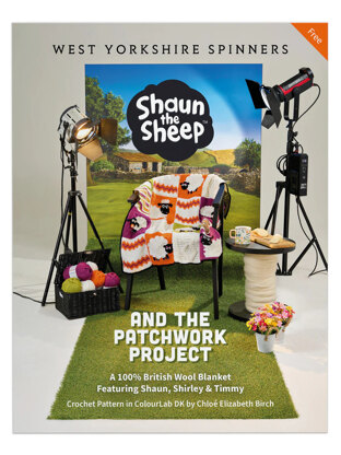 Shaun The Sheep and The Patchwork Project - Crochet Yarn Bundle