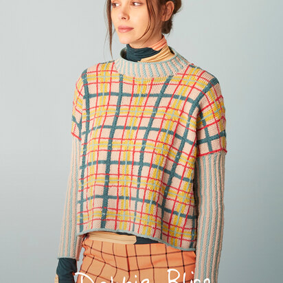 Lund - Jumper Knitting Pattern for Women in Debbie Bliss Rialto DK - Downloadable PDF