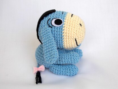 Eeyore donkey crochet amigurumi pattern