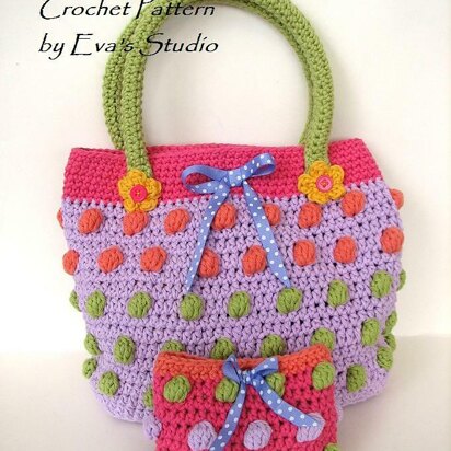 Crochet Girls Bag, purse