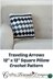 Traveling Arrows Square Pillow
