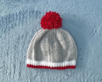 P149 Christmas Robin Hat Knitting Pattern