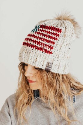 America Proud Slouchy Beanie