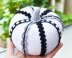 Glam Pumpkins. Crochet Pumpkins. Fall decoration. Autumn ornament. Posh Pumpkins. Halloween decor.