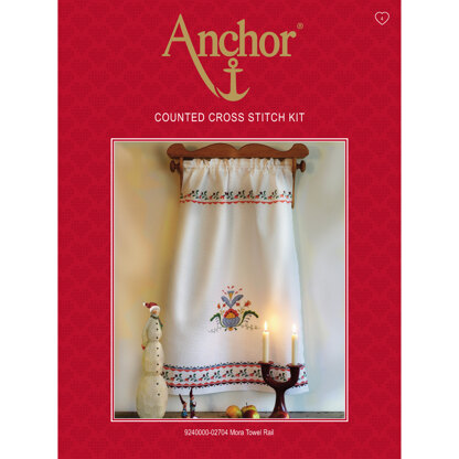 Anchor Mora Towel Rail Cross Stitch Kit - 64cm x 90cm