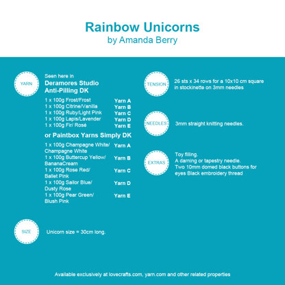 Deramores Unicorns PDF