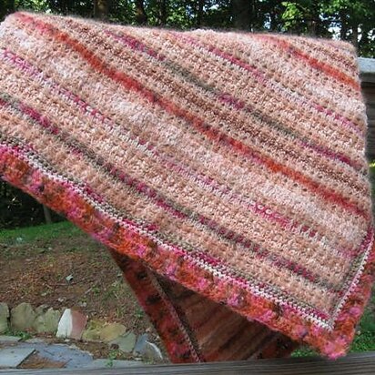 Peach Fab Throw