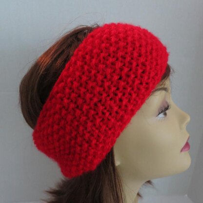 Headband Ear Warmer Classy Moss Stitch