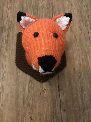 Fox Head Faux Taxidermy