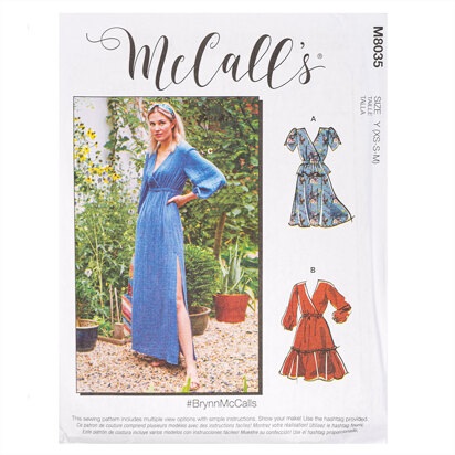 McCall's #BrynnMcCalls - Misses' Dresses M8035 - Sewing Pattern