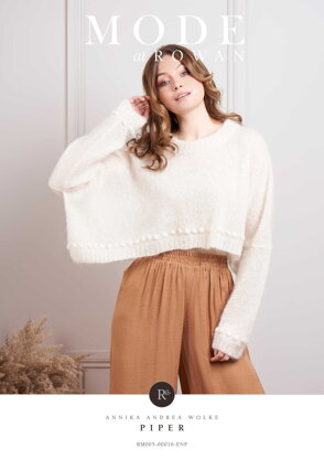 KNITTING PATTERN for a loose knit sweater easy to knit with soft mohair  wool, PDF English – digital download – Tiffy mohair