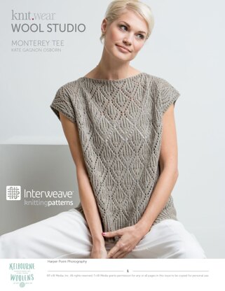 Monterey Tee in The Fibre Co. Luma - Downloadable PDF