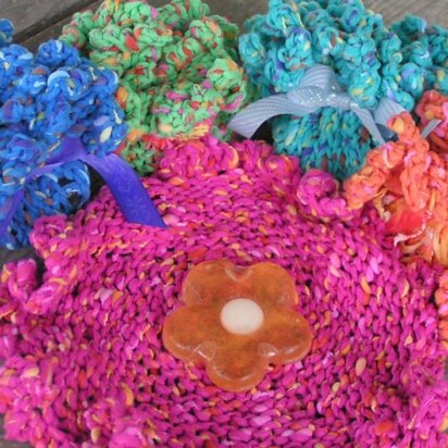 BubbleSpa Washcloth - knitting pattern
