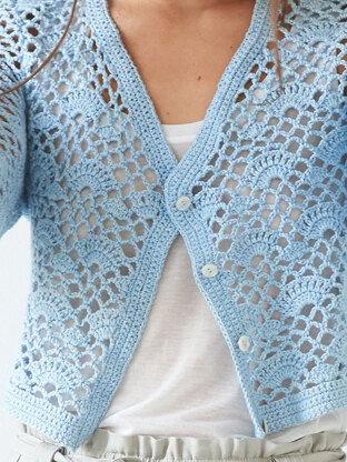 Tucker Cardigan in Berroco Corsica - Downloadable PDF