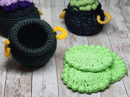 Bubbling Cauldron Coaster Set