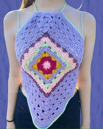 Halter Neck Crochet Top