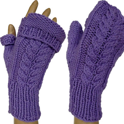 No-Flop Flip-Top Mittens