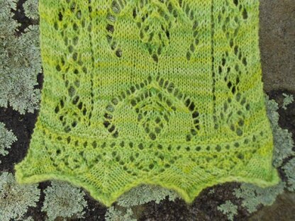 Shetland's Fairy Fern Scarf