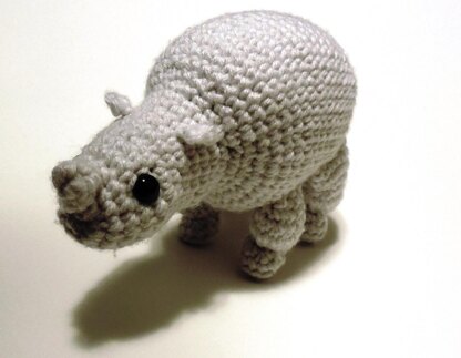 Rhino Amigurumi Plush Toy