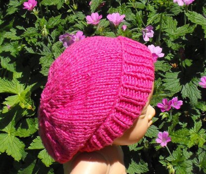 BABY SILKY SUPER SLOUCH HAT KNITTING PATTERN - MADMONKEYKNITS