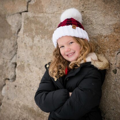 Buffalo Plaid Family Hat Set