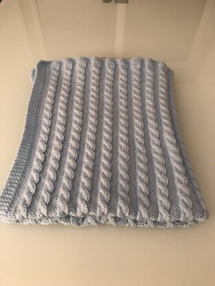 Baby Blanket ' Classic Cable'