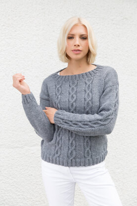 Jumper in Rico Creative Soft Wool Aran - Downloadable PDF