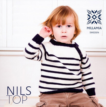 Boys' Nils Top in MillaMia Naturally Soft Merino