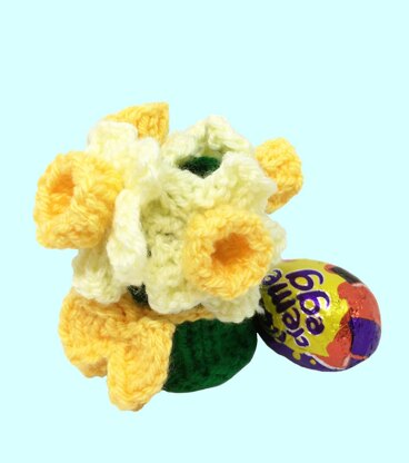 Daffodil holders:chocolate orange, cream egg etc