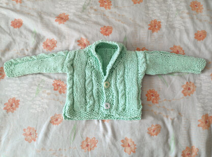 Cables Baby Sweater