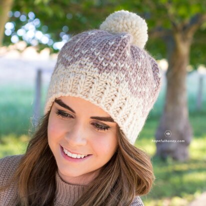 Mont Blanc Fair Isle Hat