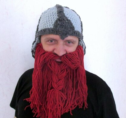 Viking hat with beard