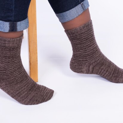 Little Boxes Socks - knitting pattern