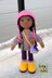 Crochet Doll Pattern, Amigurumi doll pattern, Small doll, 15"/38cm, Xyla