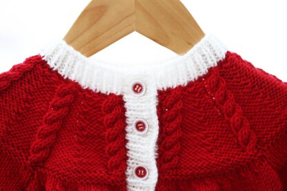 Snowman Jacket/Cardigan (no. 15) to fit Baby/Child