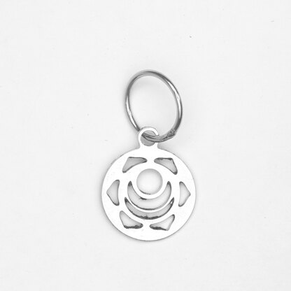 KnitPro Sterling Silver Plated Chakra Stitch Markers