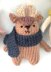 Winter Animals Knit Christmas Ornaments