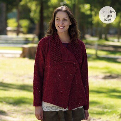 Jacket in Sirdar Harrap Tweed DK - 7834- Downloadable PDF