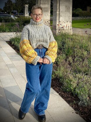 Oversized Crop Pullover