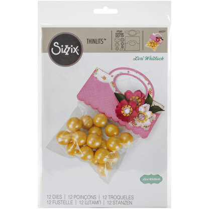 Sizzix Thinlits Dies By Lori Whitlock 12/Pkg - Treat Bag Topper