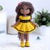 Crochet Doll Pattern - Michelle with Clothes (English PDF)