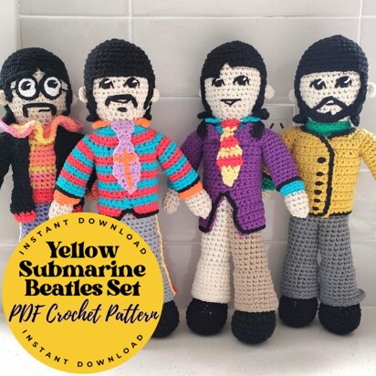 YELLOW SUBMARINE BEATLES SET