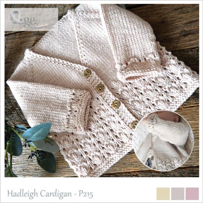 OGE Knitwear Designs P215 Hadleigh Cardigan PDF