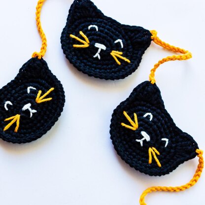 Fat Cat Coasters With Personalized Packaging, Crochet Cat,crochet