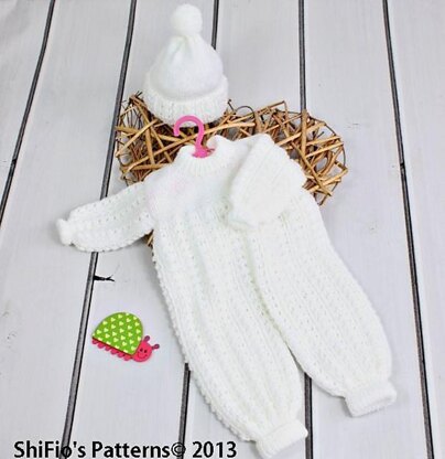 Knitting Pattern baby pram set UK & USA Terms #38