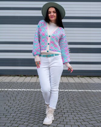 Ones and Zeroes Cardigan