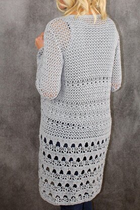Crochet Vest Casual Flowers #1